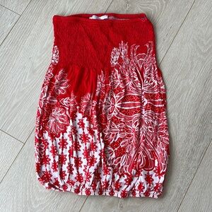 Venus strapless smock top